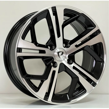 7X17 BKY-1206 4X108 ET28 65.1 BLACK MACHINED XL