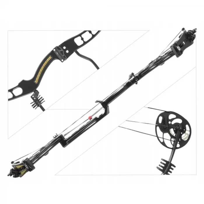 UMAREX Ek Axis Birleşik Ok ve Yay 60 Lbs Siyah