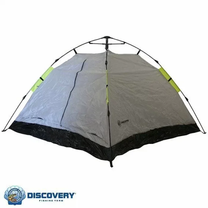 DFT 3 Kişilik Otomatik Çadır Tek Kat Gri 210x210x130cm