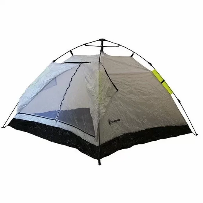 DFT 3 Kişilik Otomatik Çadır Tek Kat Gri 210x210x130cm