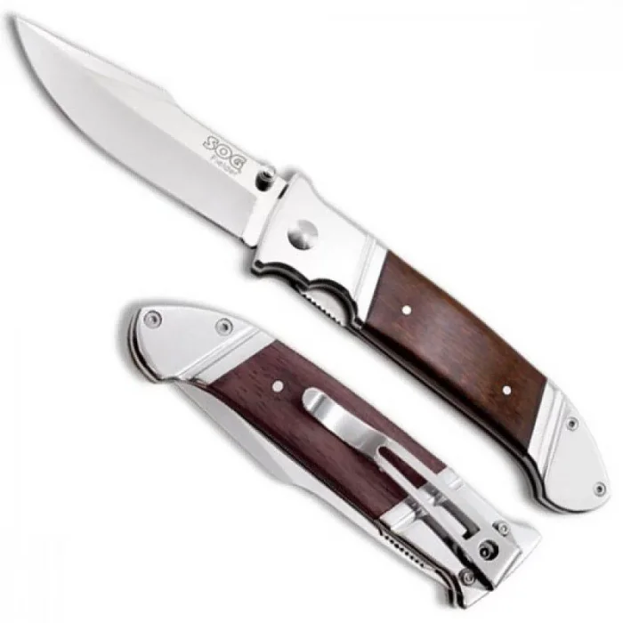 SOG FF-34 Fielder XL Ahşap Saplı Çakı