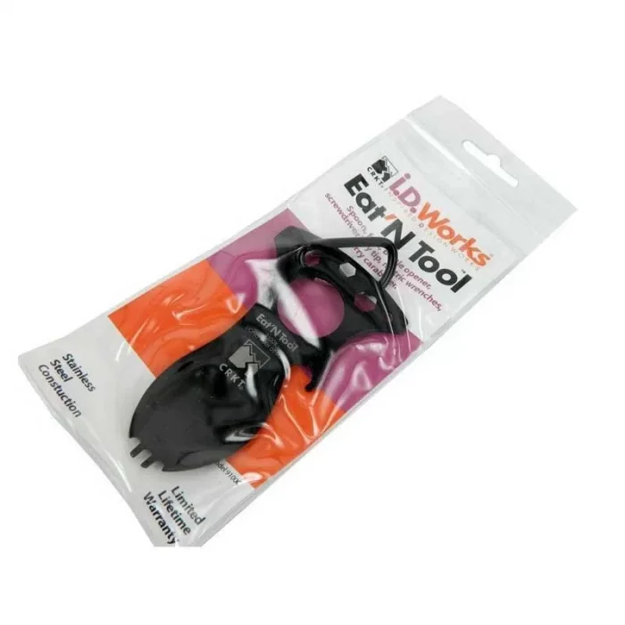 CRKT 9100K EatN Tool Siyah Çatallı Kaşık Seti