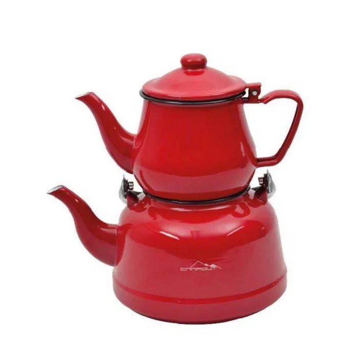 Nurgaz Campout Emaye Çaydanlık Set NG180