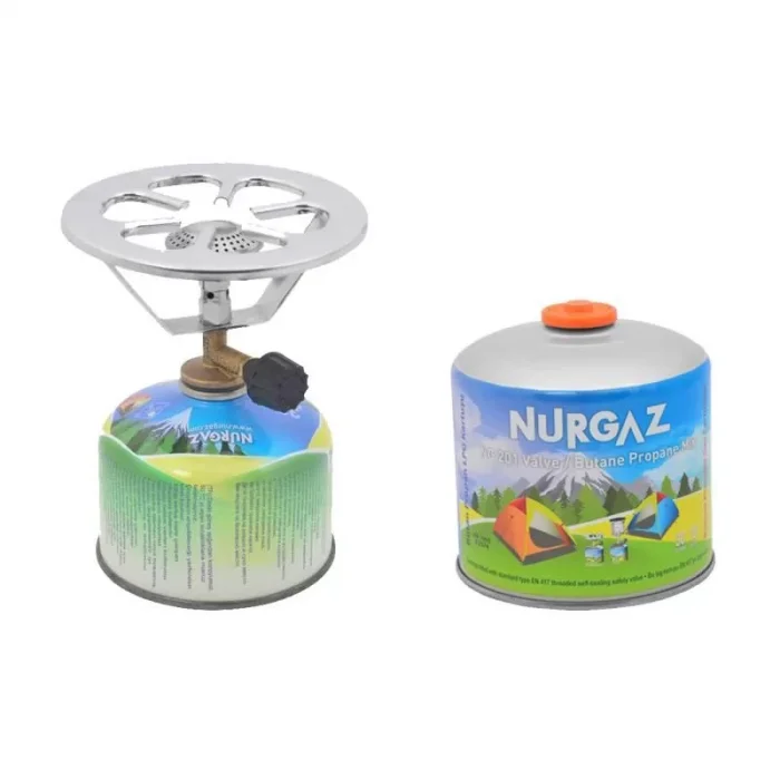 Nurgaz Pergamon Kamp Ocağı ve 450 Gram Yedek Kartuş
