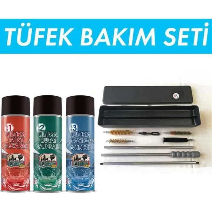 36 Kalibre Tüfek Bakım ve Temizleme Seti Avantaj Paketi