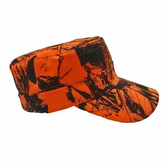 Mastery Castro Model Orman Desenli Turuncu Avcı Şapkası