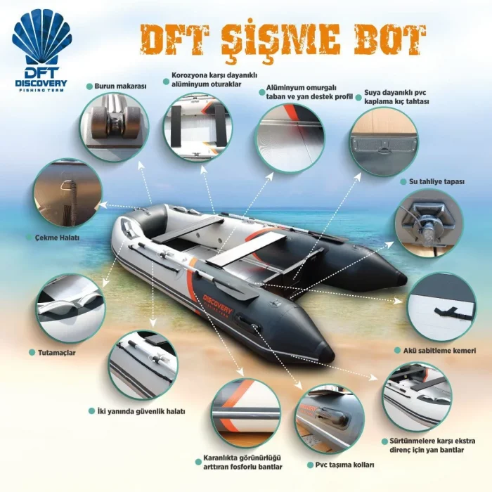DFT DISCOVERY Şişme Bot MX300AL 300cm
