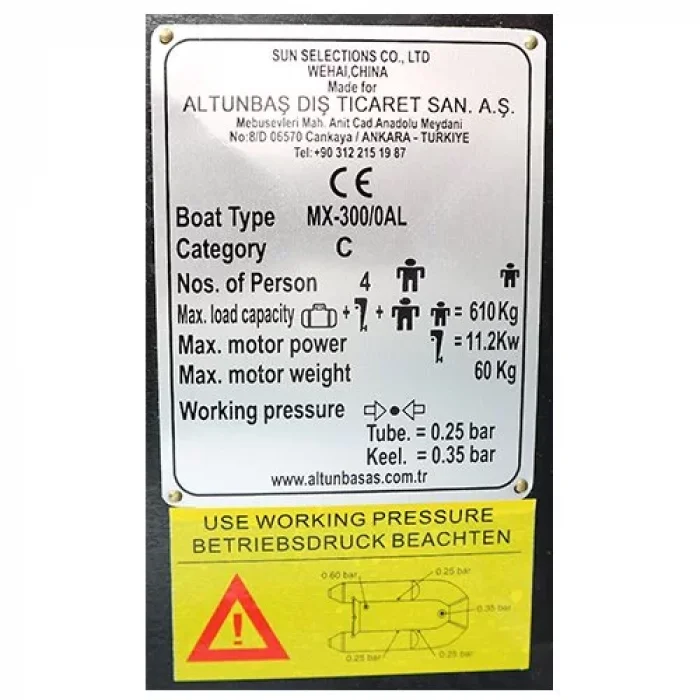 DFT DISCOVERY Şişme Bot MX300AL 300cm