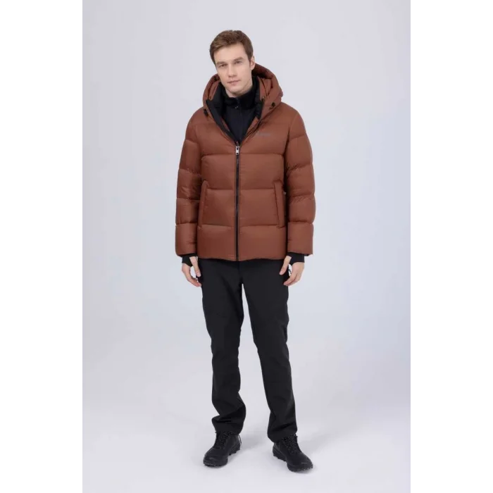 2As Angelo Erkek Down Ceket Mont Kahverengi