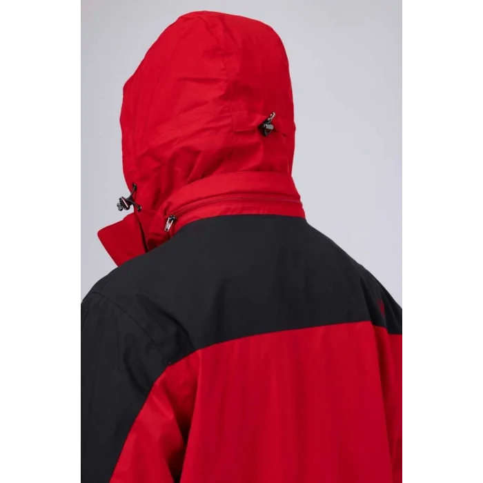 2As Elbruz 3In1 Erkek Ceket Kırmızı/siyah
