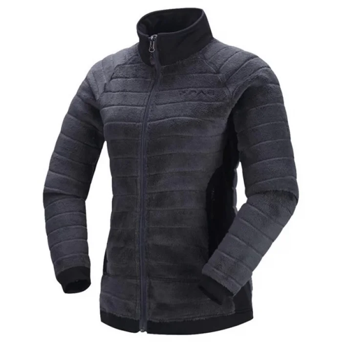 2As Frans Kadın Polar Koyu Gri