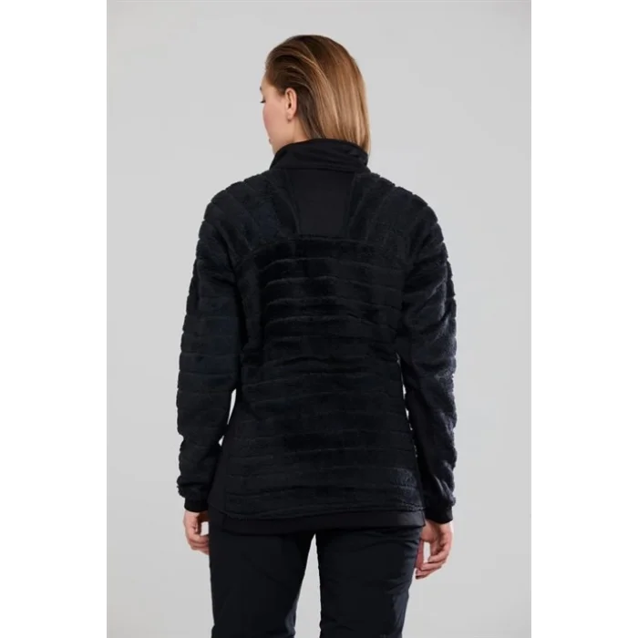 2As Frans Kadın Polar Koyu Siyah