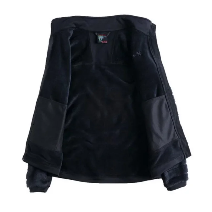 2As Frans Kadın Polar Koyu Siyah