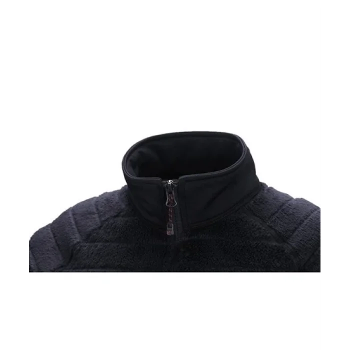 2As Frans Kadın Polar Koyu Siyah