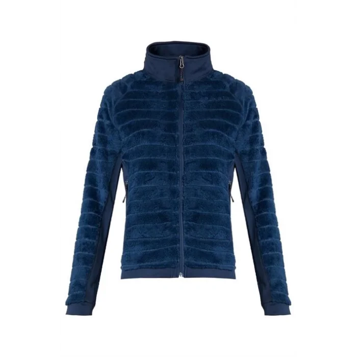 2As Frans Tam Fermuarlı Kadın Polar Lacivert