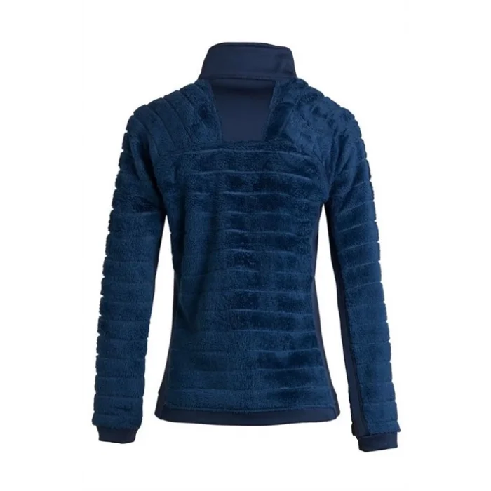 2As Frans Tam Fermuarlı Kadın Polar Lacivert