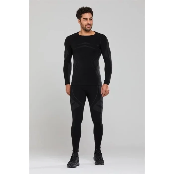 2As High Performance Termal Erkek Üst İçlik Siyah/gri