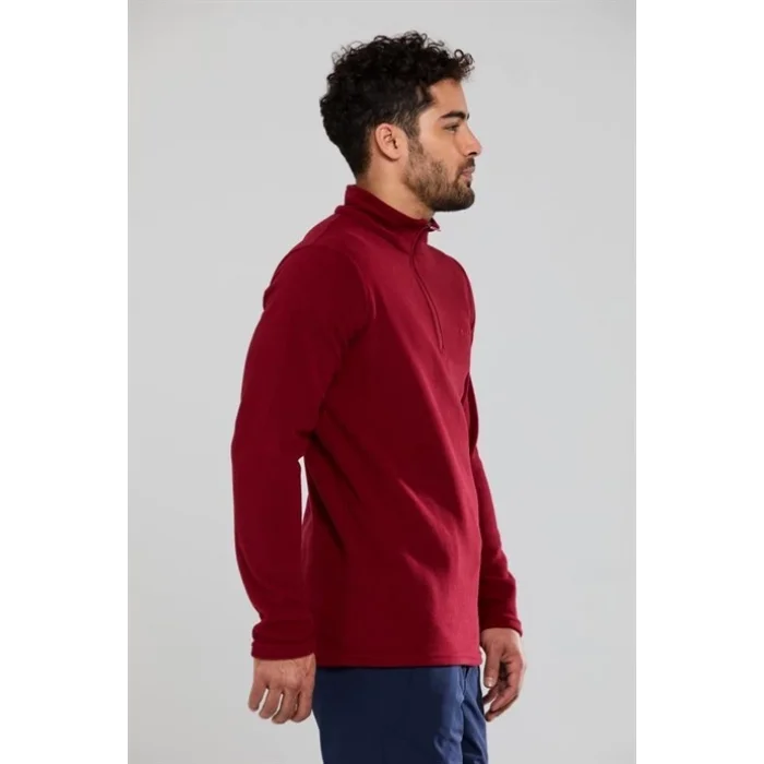 2As Prado Yarım Fermuarlı Bordo