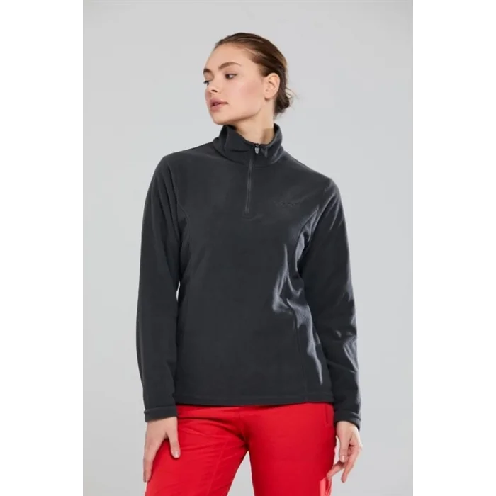 2As Price Yarım Fermuarlı Kadın Polar Antrasit