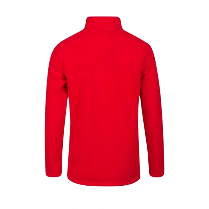 2As Purna Yarım Fermuarlı Erkek Polar Sweatshirt Kırmızı