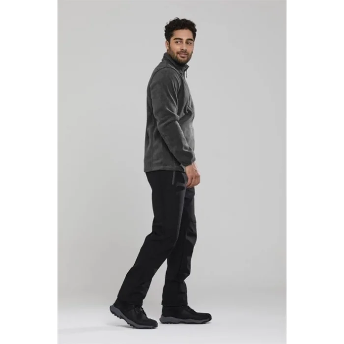 2As Salmon Iı Tam Fermuarlı Erkek Polar Antrasit