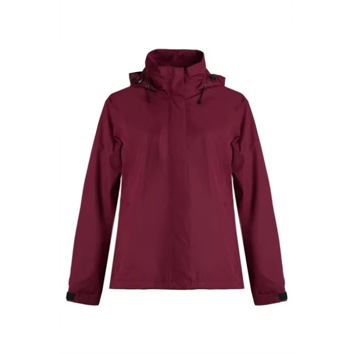 2As Sammuan Kadın Yağmurluk Mont Bordo