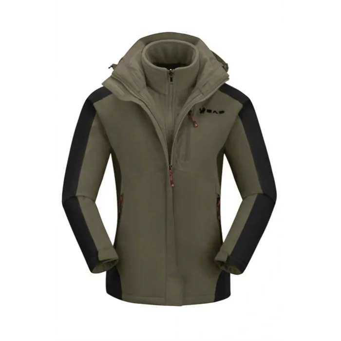 2As Sparkle 3In1 Kadın Mont Kahverengi/siyah