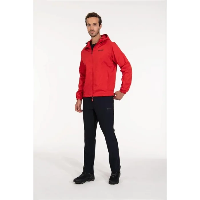 2As Yalgoo Erkek Yağmurluk Mont Kırmızı