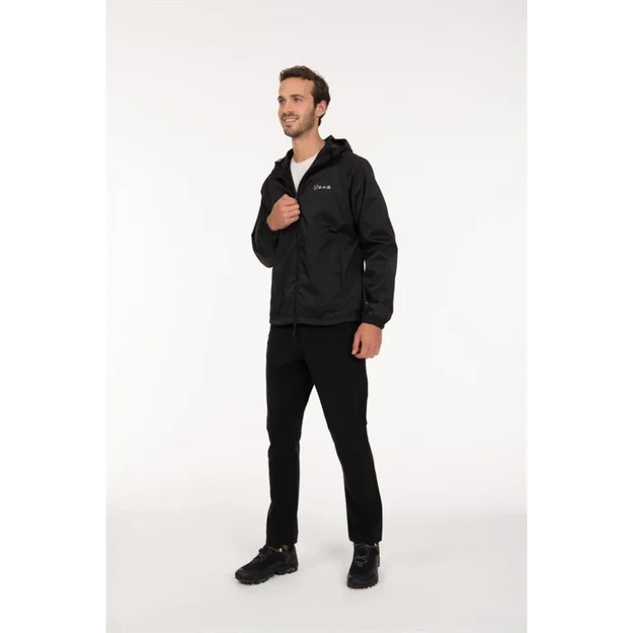 2As Yalgoo Erkek Yağmurluk Mont Siyah