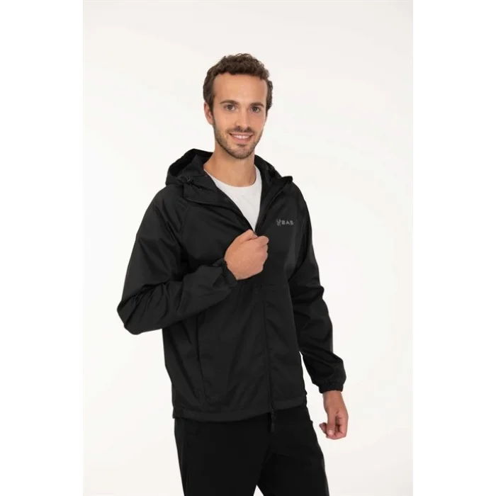 2As Yalgoo Erkek Yağmurluk Mont Siyah