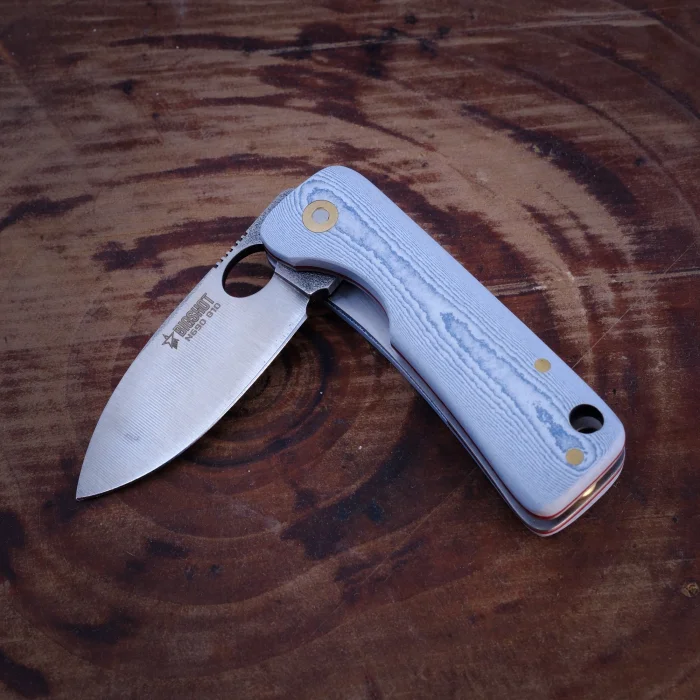 Bigshot G10 Mavi Mikarta Kabze N690 Paslanmaz Çelik Çakı