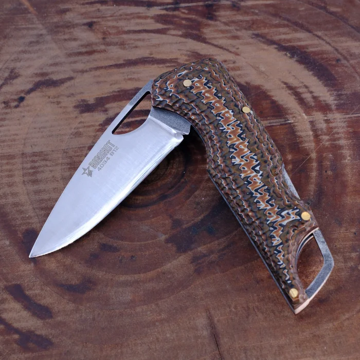 Bigshot B12 Verzalit Kabze 4034 Paslanmaz Çelik Çakı