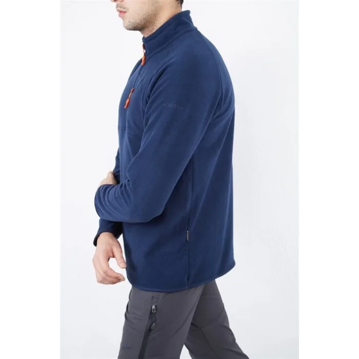 Alpinist Gamma Yarım Fermuarlı Erkek Polar Lacivert