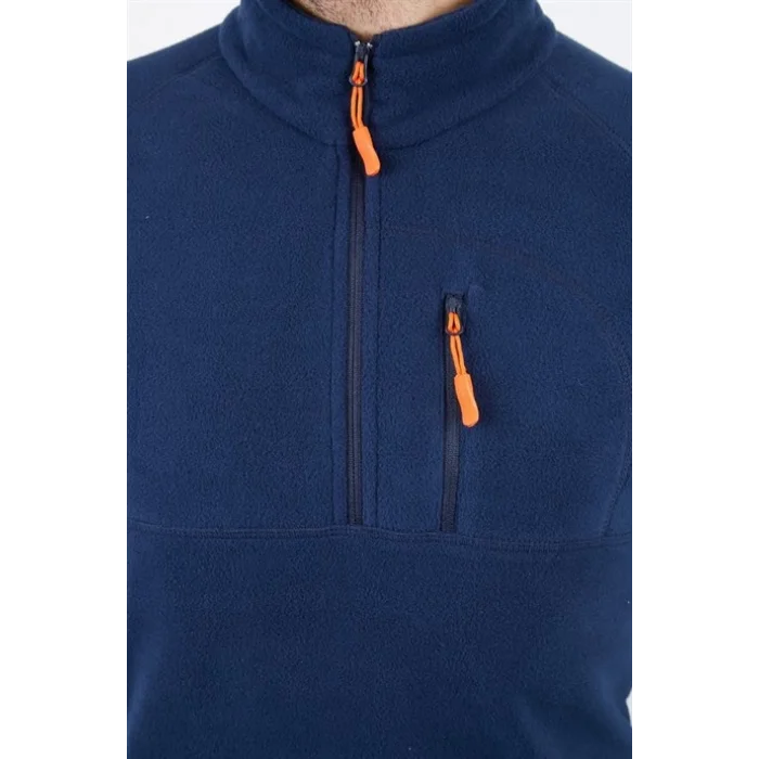 Alpinist Gamma Yarım Fermuarlı Erkek Polar Lacivert