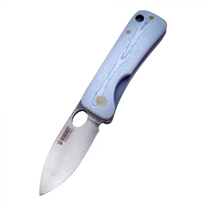 Bigshot G10 Mavi Mikarta Kabze N690 Paslanmaz Çelik Çakı