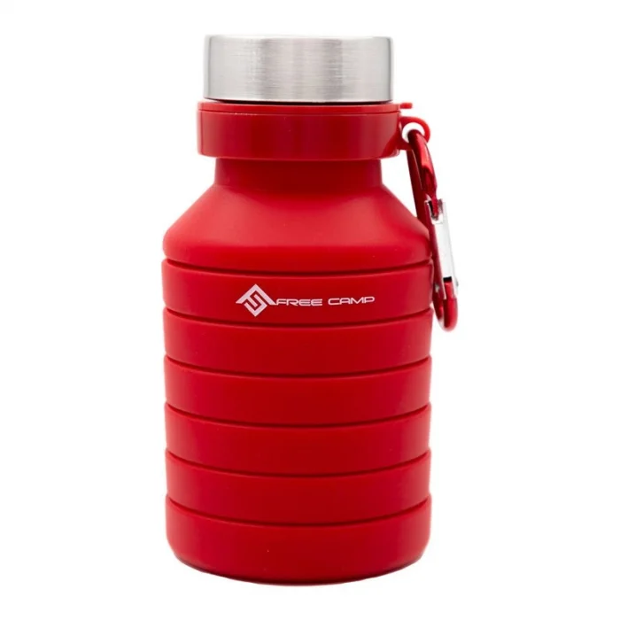 Freecamp Karabinalı Katlanabilir 500 Ml Matara Kırmızı