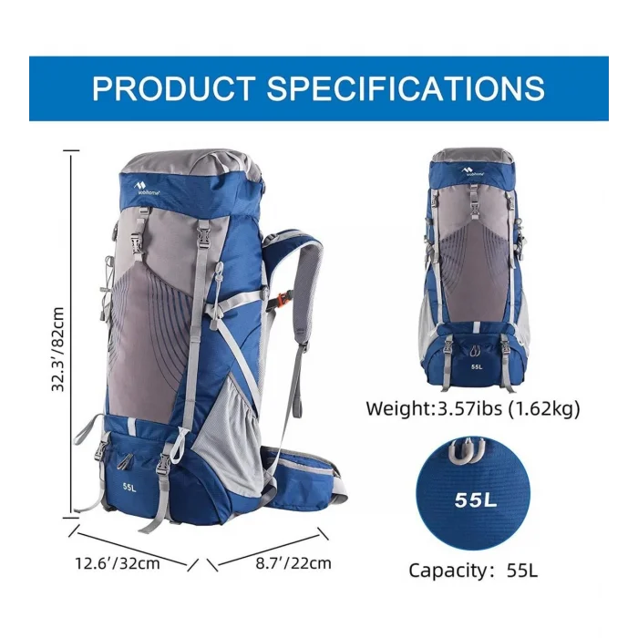 Mobihome Hiking Sırt Çantası 60 Litre