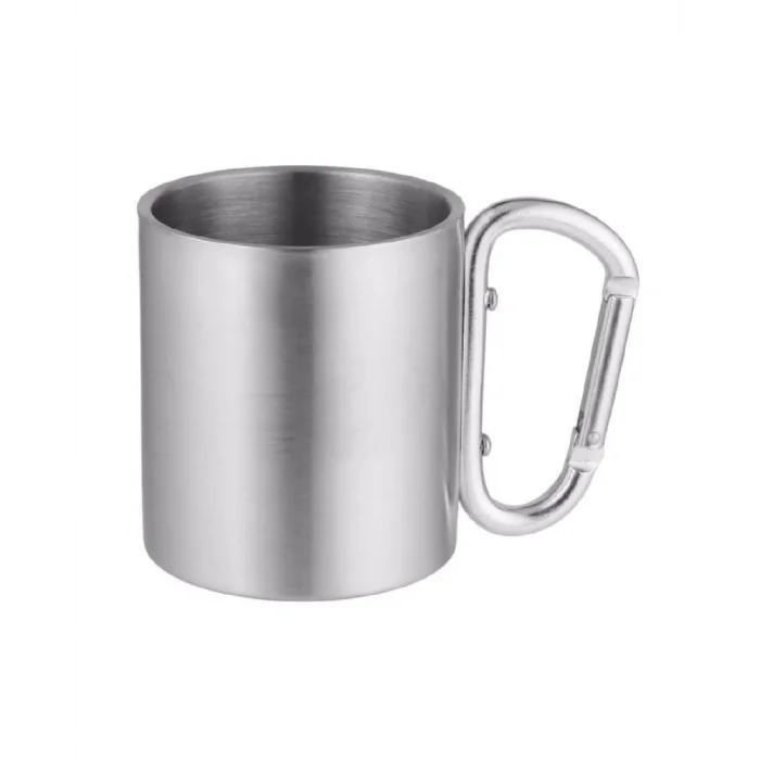 Nurgaz Campout Çift Katmanlı Kupa Karabinalı