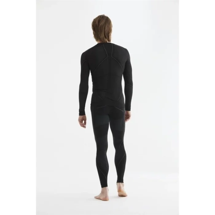 Panthzer Extreme Muscle Uzun Kollu Polygiene Erkek Üst İçlik Siyah/gri