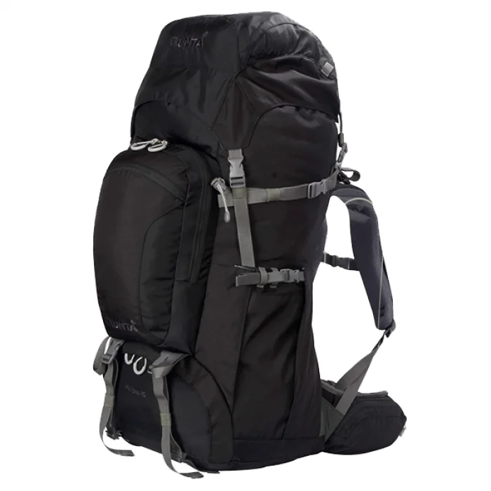 QUNTA MALİBOO 45 LT SİYAH KAMP ÇANTASI