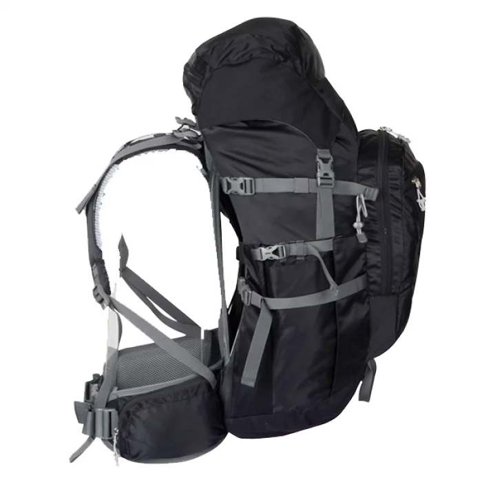 QUNTA SANTİAGO 35+5 LT SİYAH KAMP ÇANTASI