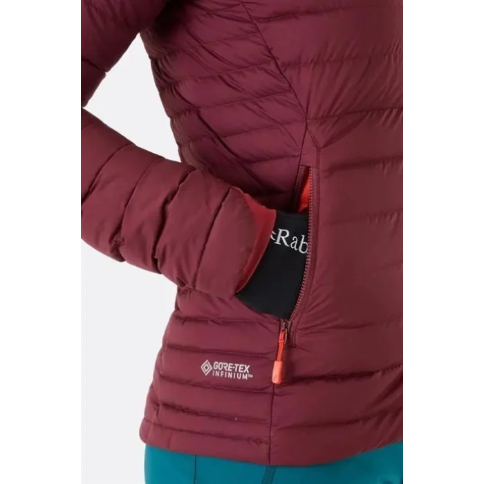 Rab Infinity Microlight Kaz Tüyü Kapüşonlu Kadın Ceket