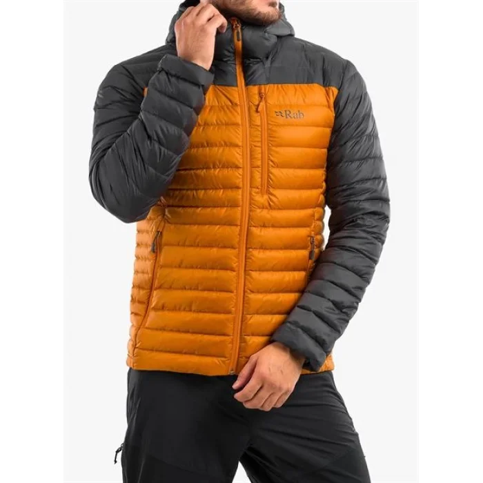 Rab Microlight Alpine Kaz Tüyü Kapüşonlu Erkek Ceket