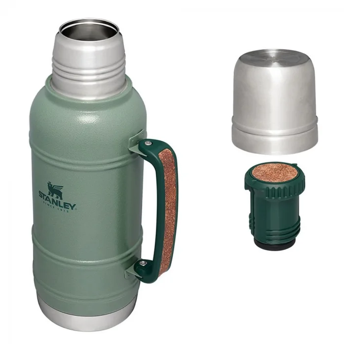 Stanley Artisan 1.4 Lt Paslanmaz Çelik Termos Hammertone Green Yeşil