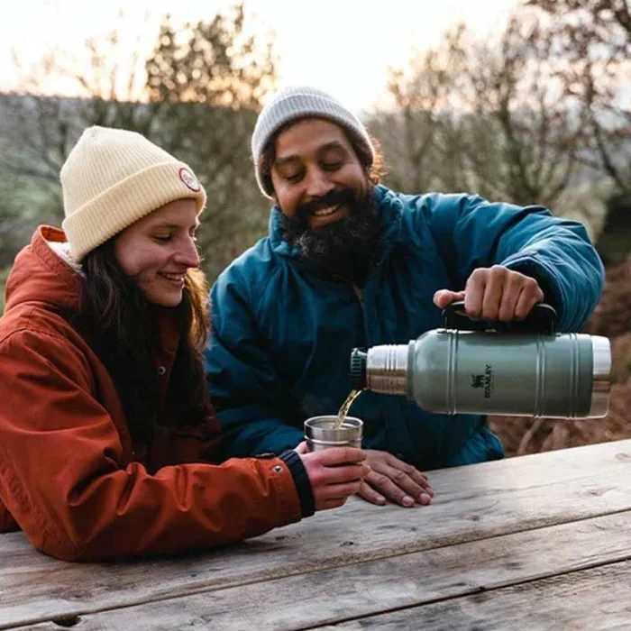 Stanley Artisan 1.4 Lt Paslanmaz Çelik Termos Hammertone Green Yeşil