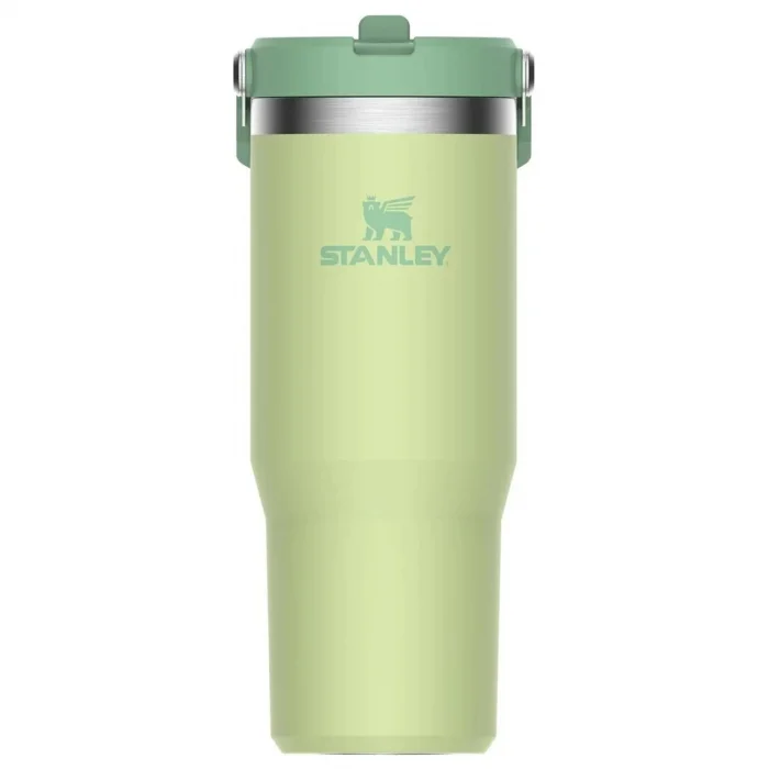 Stanley IceFlow Flip Straw Pipetli Termos Bardak Citron Açık Yeşil 0,89 LT