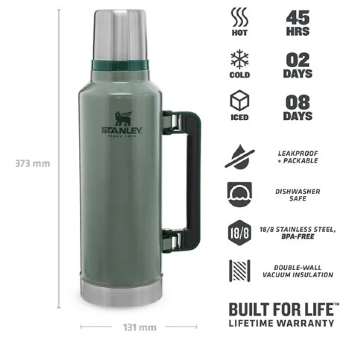 Stanley Klasik Vakumlu Paslanmaz Çelik Termos 1.9 Lt