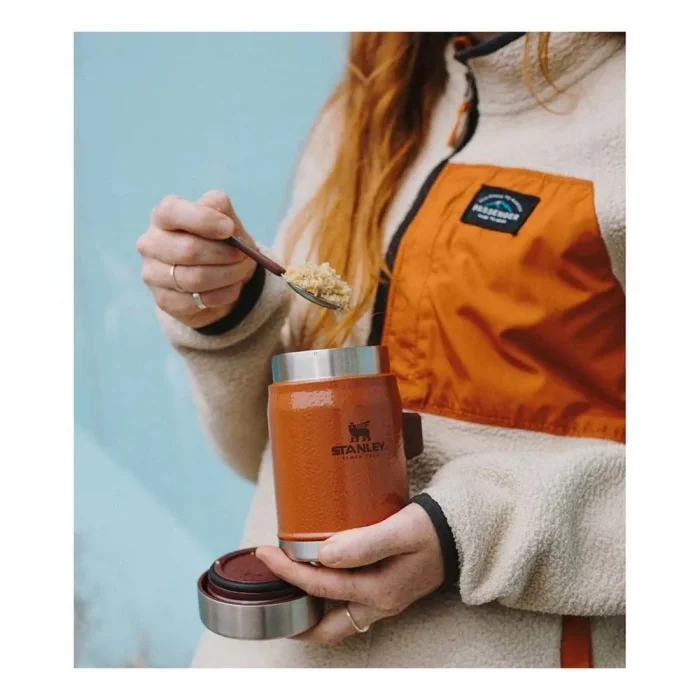 Stanley Legendary Yemek Termosu+Kaşık 0.4Lt Toprak Rengi
