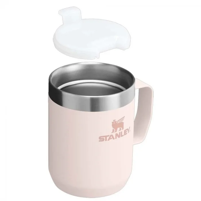 Stanley Stay-Hot Camp Mug Termos Bardak 0.23lt Rose Quartz Açık Pembe
