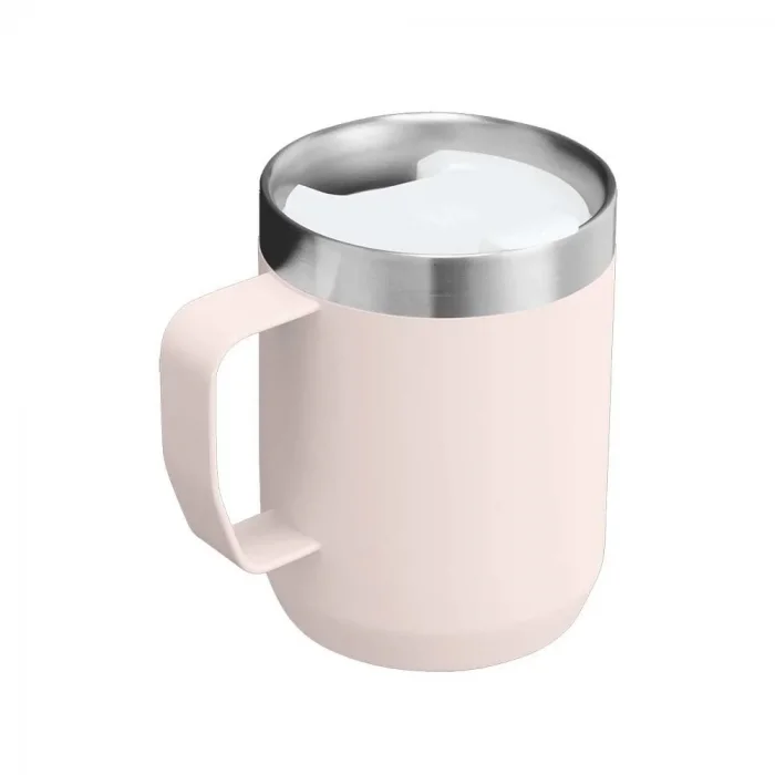 Stanley Stay-Hot Camp Mug Termos Bardak 0.23lt Rose Quartz Açık Pembe